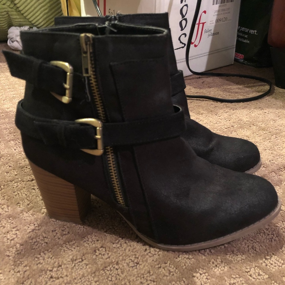 Black booties